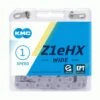 KMC Z1eHX Wide EPT - E-Bike Kette - 112 Glieder Silber -E-Bike-Zubehör kmc Z1eHX wide ept e bike kette 112 glieder silber