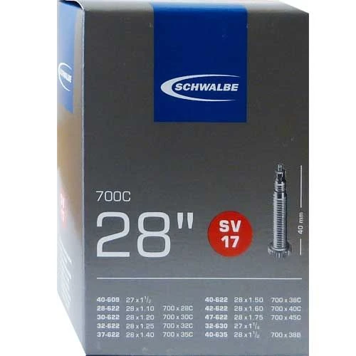 Schwalbe Schlauch SV17 28" 700C 3 Schwalbe Schlauch SV17 28" 700C