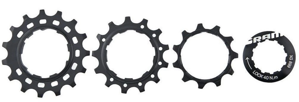 SRAM EX1 Kassettenritzel-Satz XG-899 11-13-15 Zähne 3 SRAM EX1 Kassettenritzel-Satz XG-899 11-13-15 Zähne